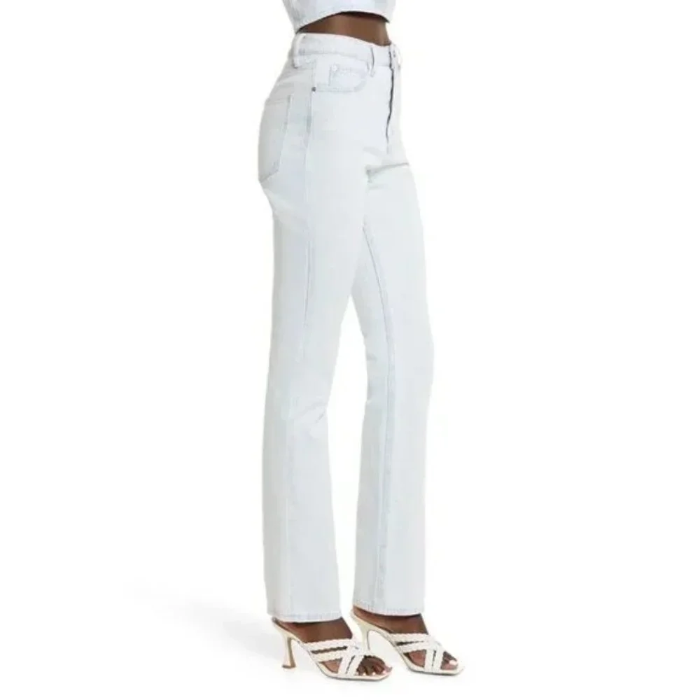 NWT WeWoreWhat The Icon High Waisted Light Wash Bootcut Jean - Picture 3 of 11